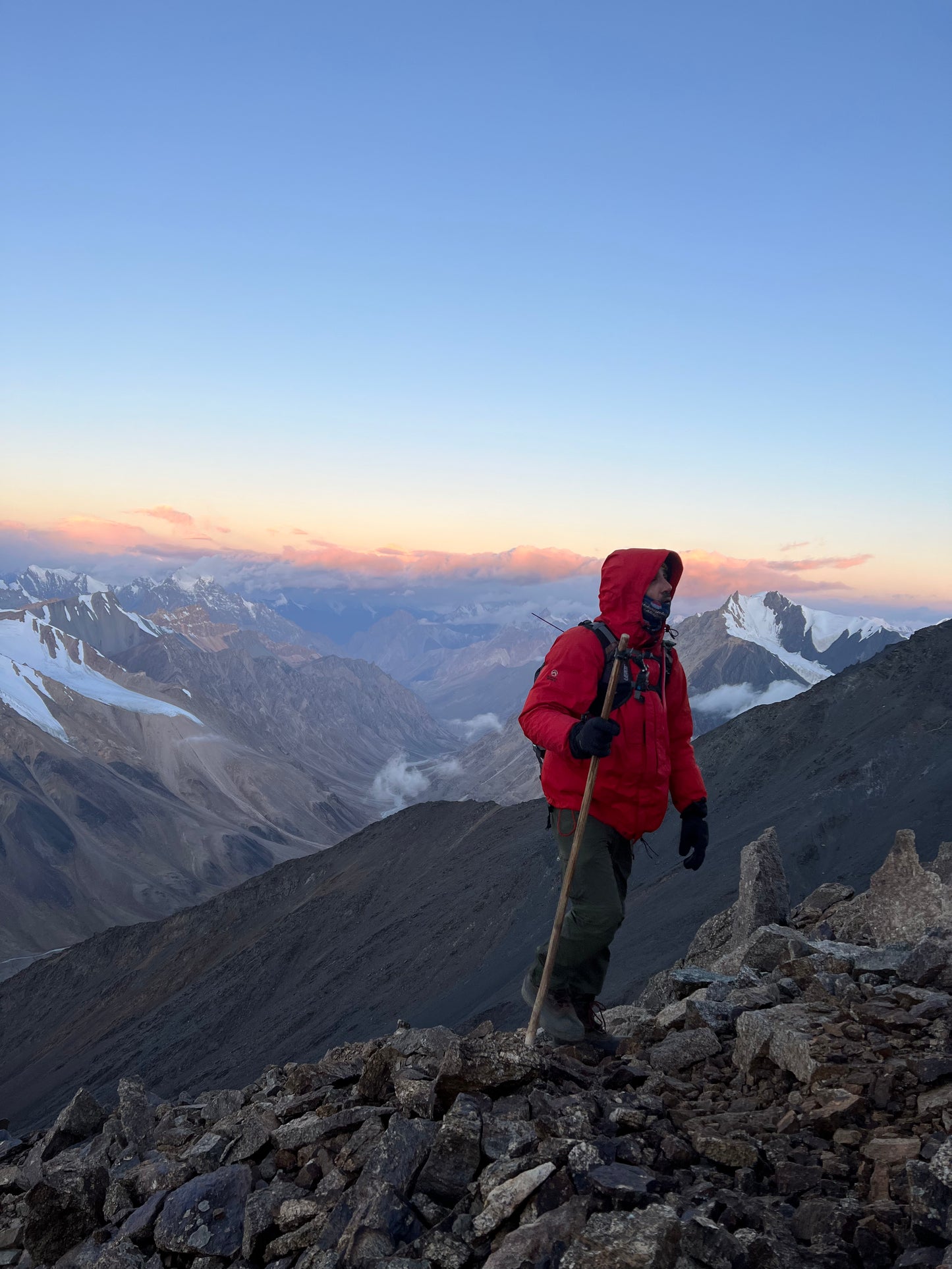 Shimshal Pass and Mingling Sar Summit